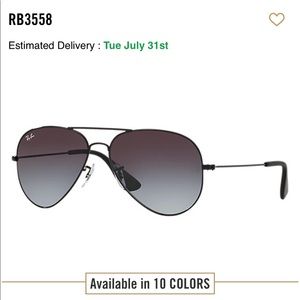 Ray-Ban Black Aviators